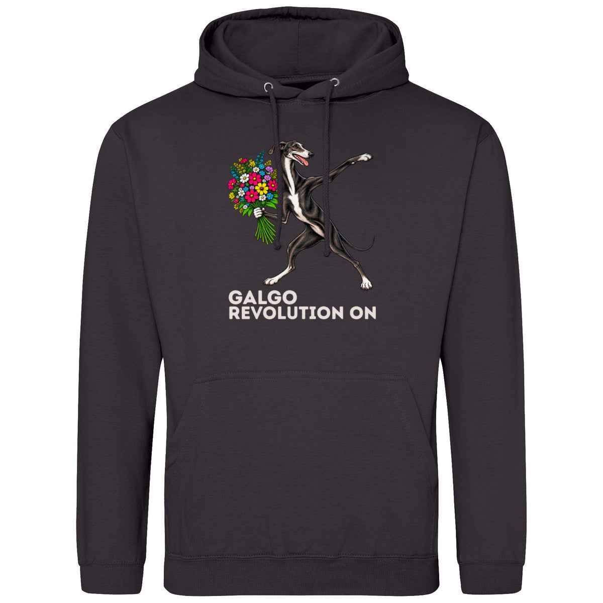 GALGO REVOLUTION ON - Regular Fit Statement Hoodie (Kopie)