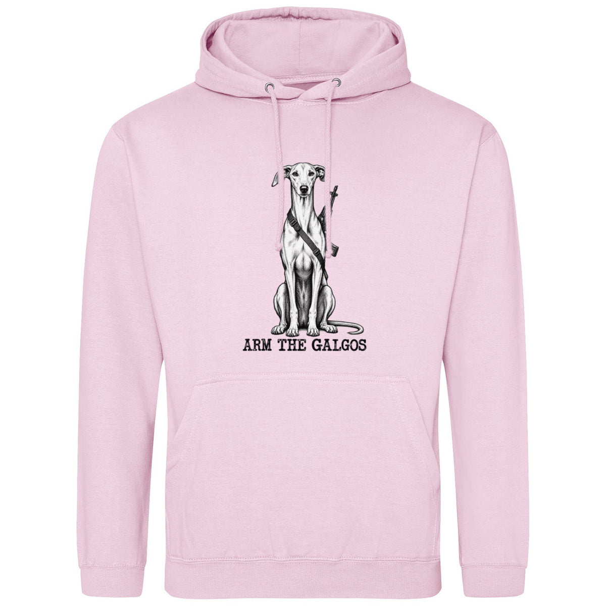 ARM THE GALGOS -Regular Fit Statement Hoodie (Kopie)