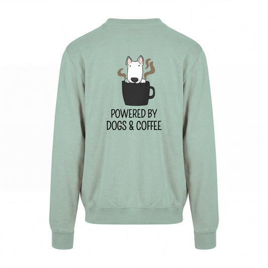 Powered by dogs and Coffee - Statement Sweatshirt