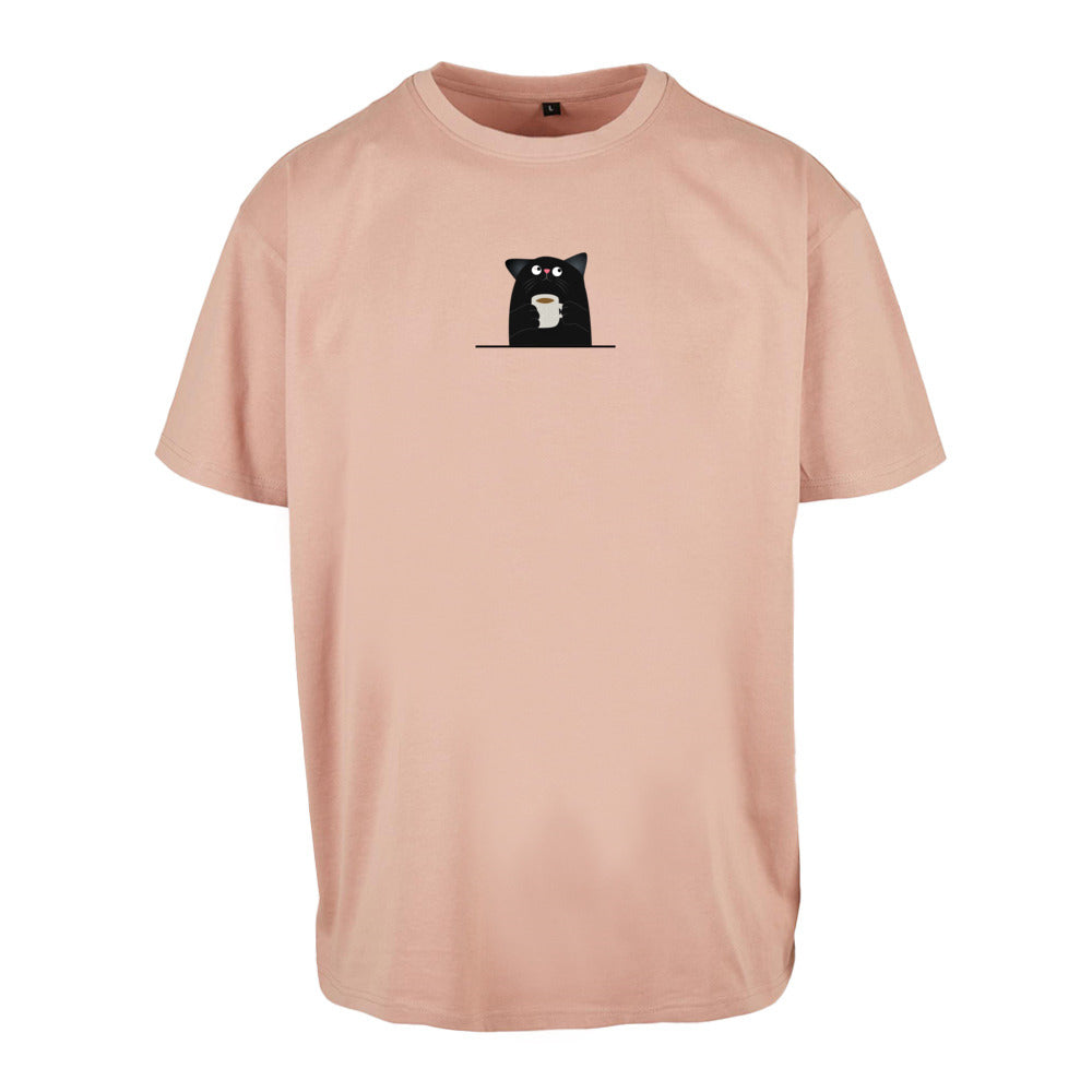 Powered by Cats and Coffee - Oversized T-Shirt