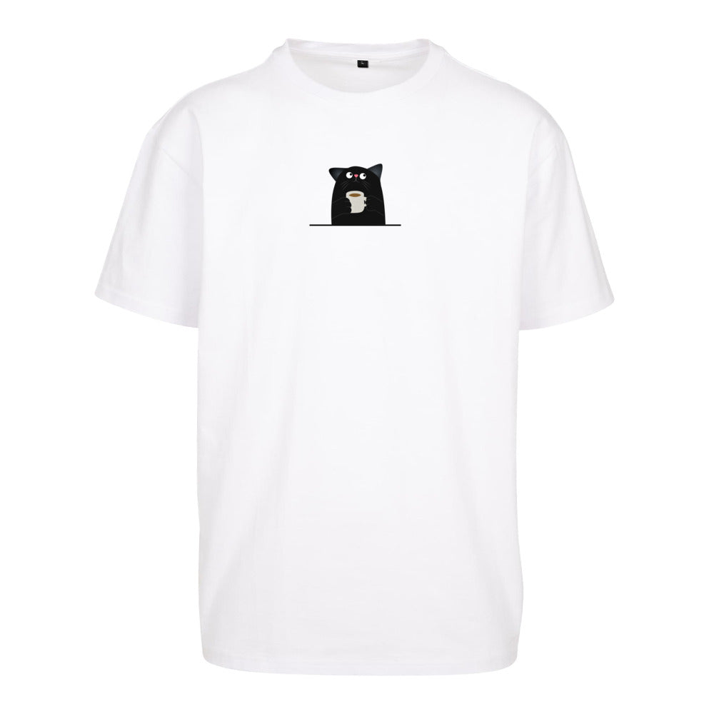 Powered by Cats and Coffee - Oversized T-Shirt