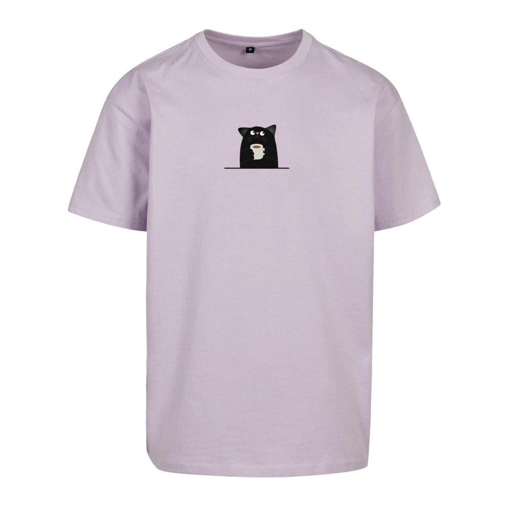 Powered by Cats and Coffee - Oversized T-Shirt