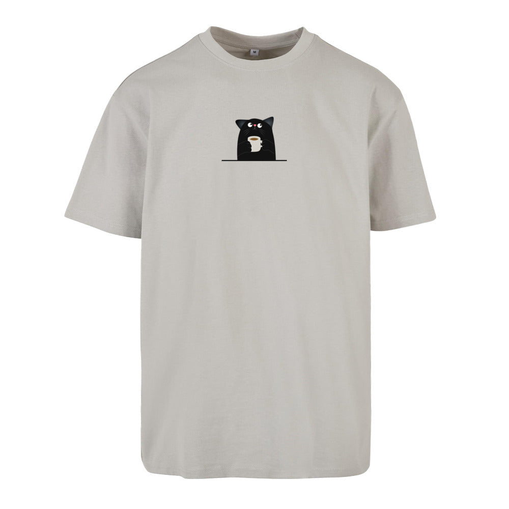 Powered by Cats and Coffee - Oversized T-Shirt