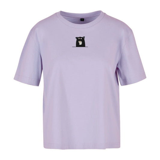 Powered by Cats & Coffee - Ladies Oversized T-Shirt
