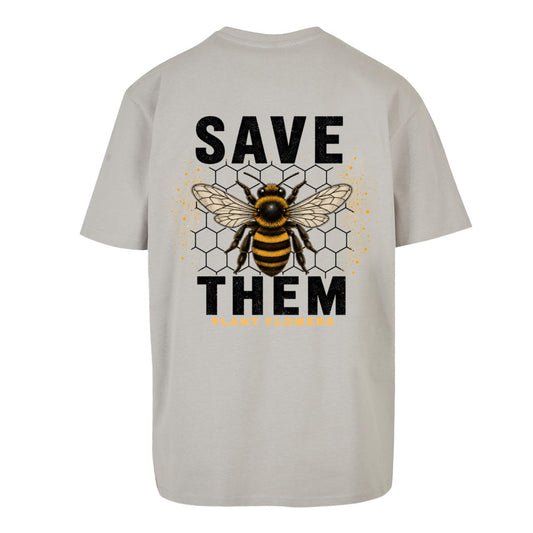 Save the Bees - Oversized Unisex T-Shirt