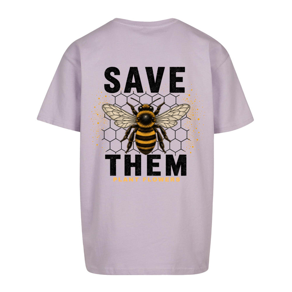 Save the Bees - Oversized Unisex T-Shirt