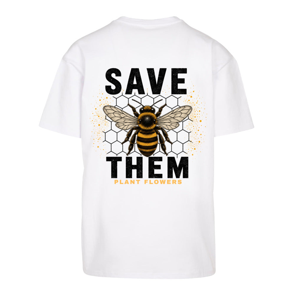 Save the Bees - Oversized Unisex T-Shirt