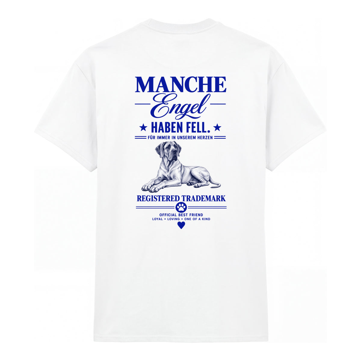 Manche Engel haben Fell - Deutsche Dogge - Regular Fit T-Shirt