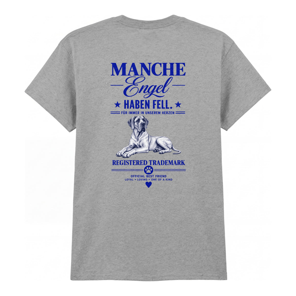 Manche Engel haben Fell - Deutsche Dogge - Regular Fit T-Shirt