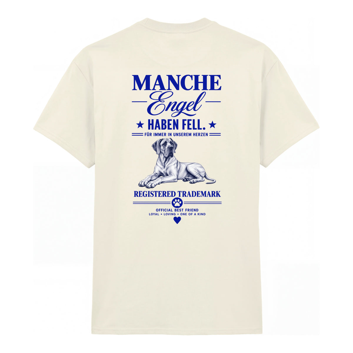 Manche Engel haben Fell - Deutsche Dogge - Regular Fit T-Shirt