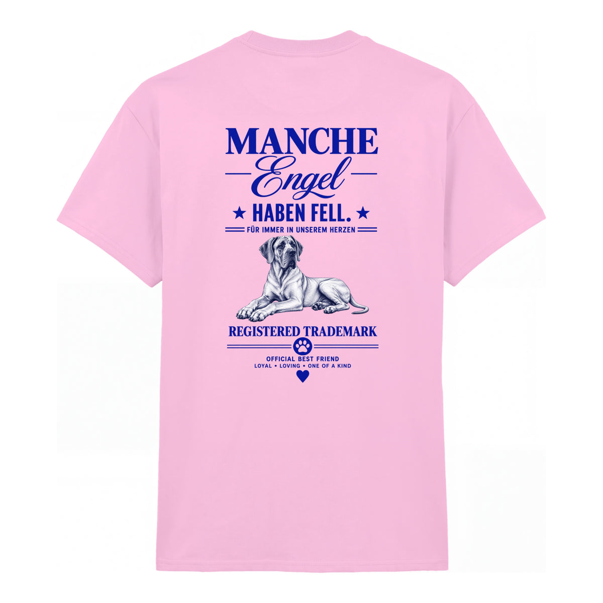 Manche Engel haben Fell - Deutsche Dogge - Regular Fit T-Shirt