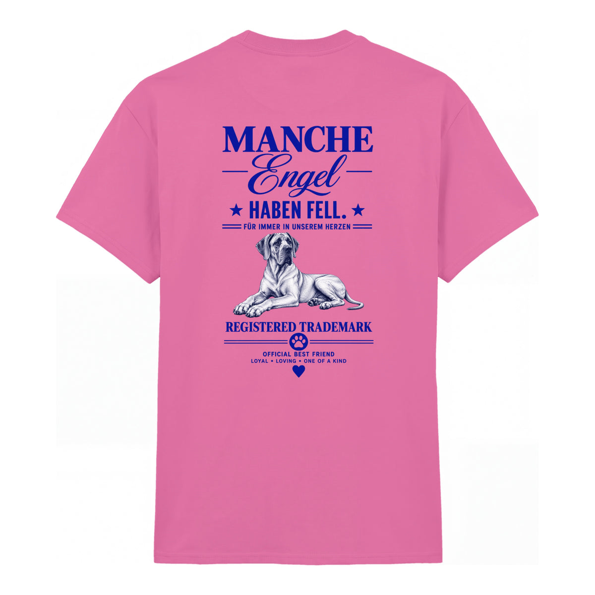 Manche Engel haben Fell - Deutsche Dogge - Regular Fit T-Shirt