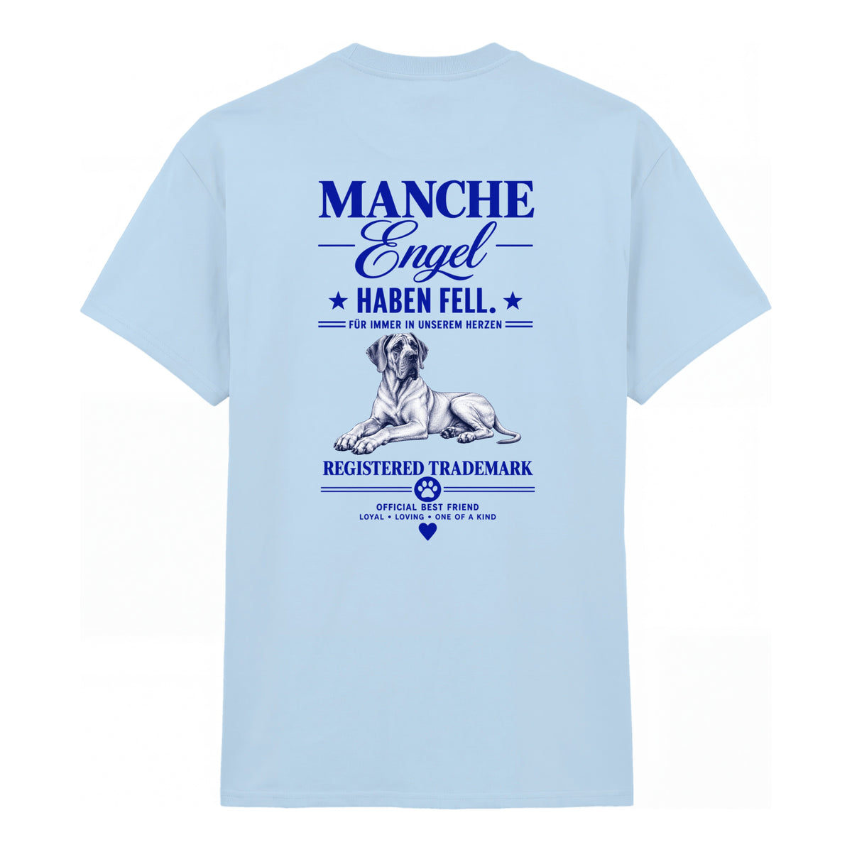 Manche Engel haben Fell - Deutsche Dogge - Regular Fit T-Shirt