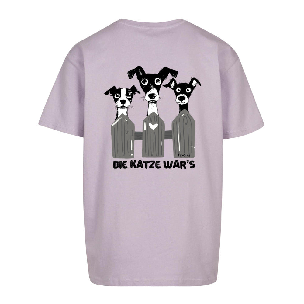 Die Katze war‘s - Oversized T-Shirt