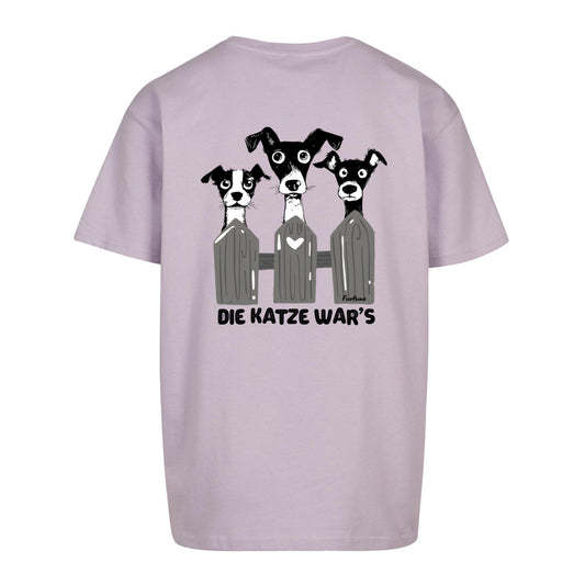 Die Katze war‘s - Oversized T-Shirt