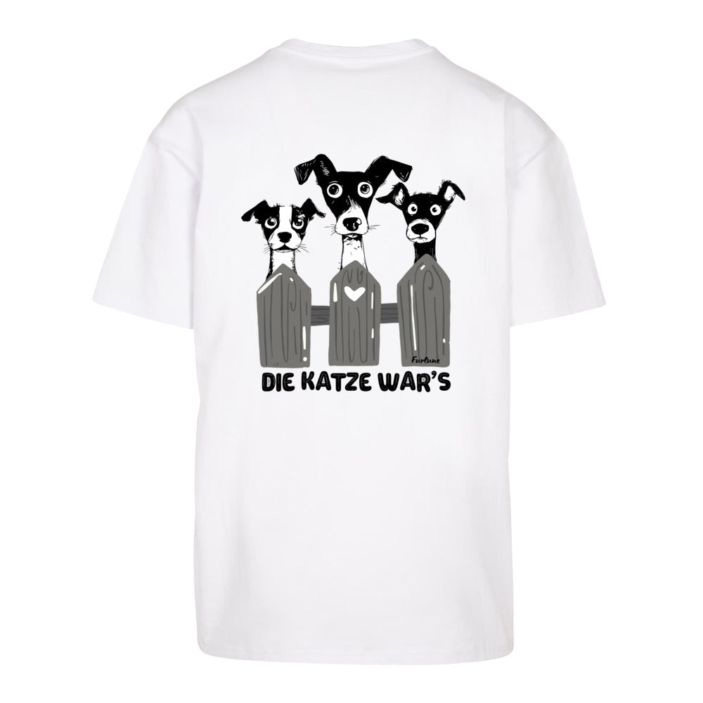 Die Katze war‘s - Oversized T-Shirt