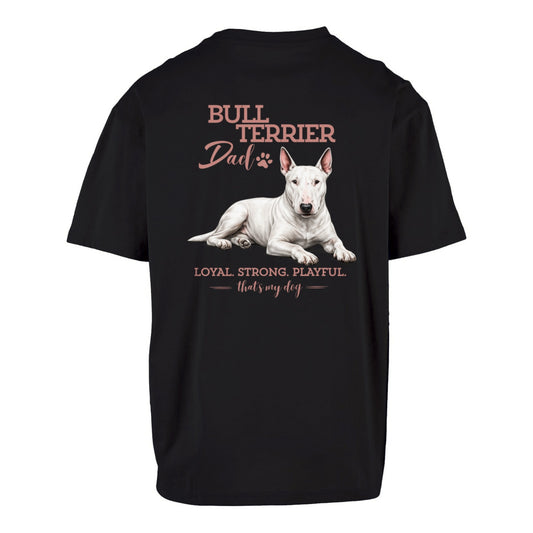 Bullterrier Dad - Oversized Backprint T-Shirtñ