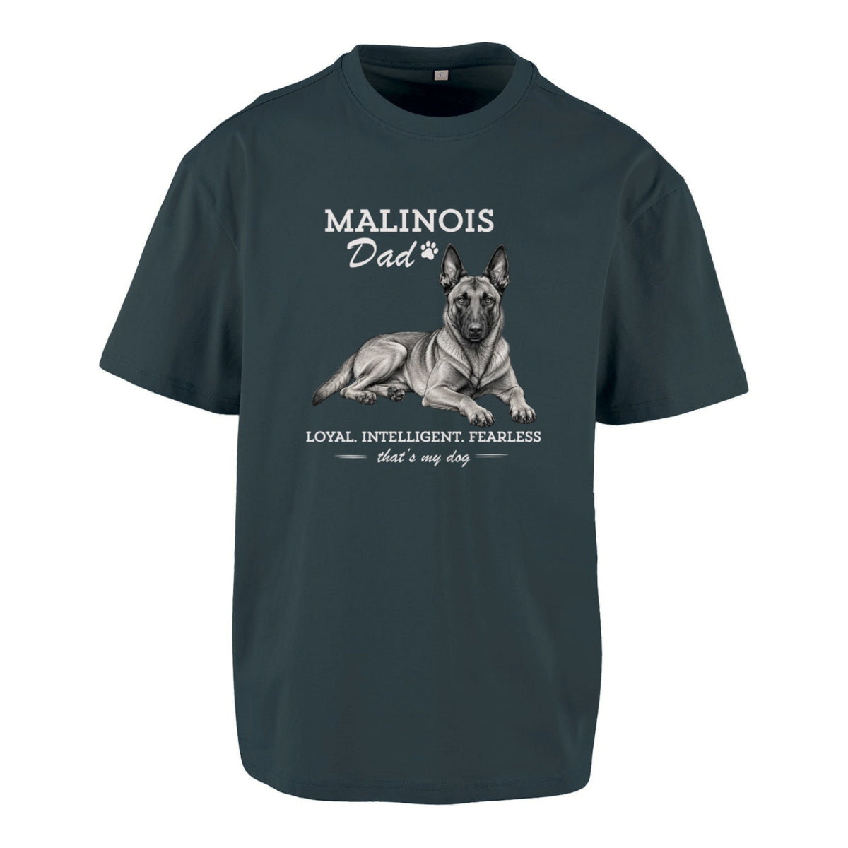 Malinois Dad - Oversized T-Shirt