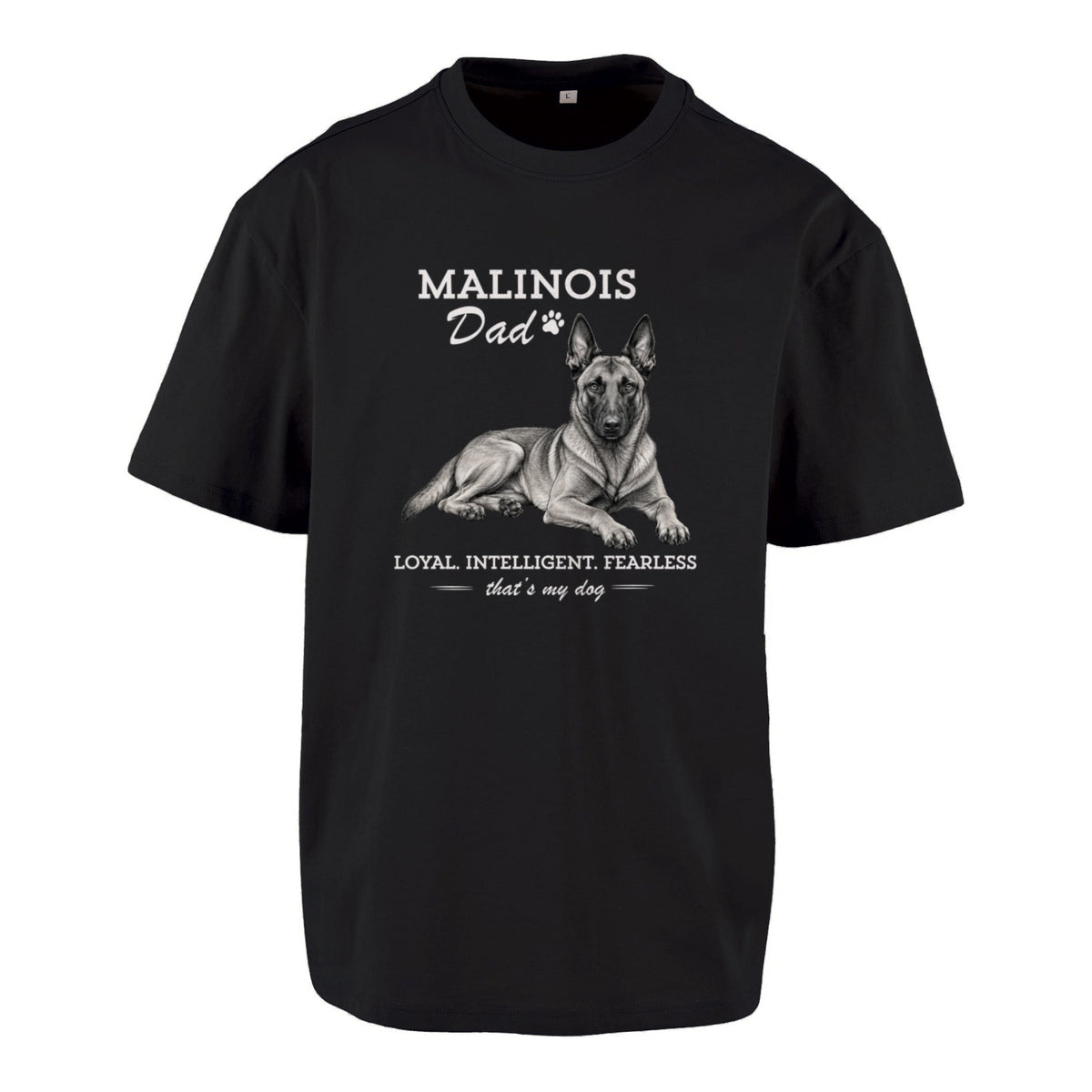 Malinois Dad - Oversized T-Shirt