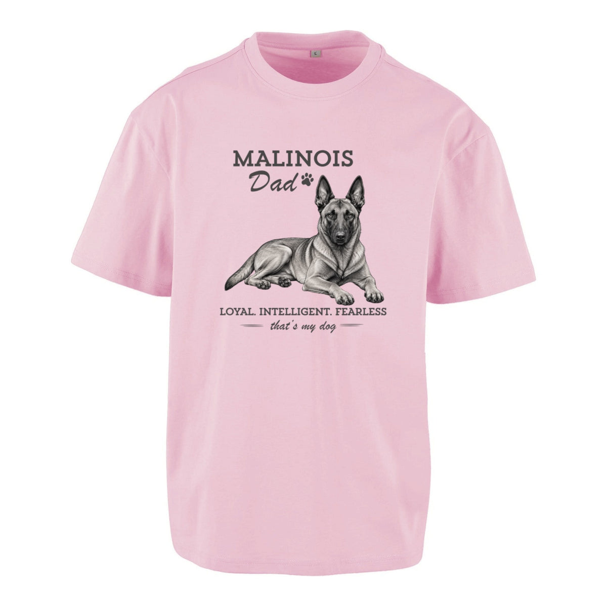 Malinois Dad - Oversized T-Shirt