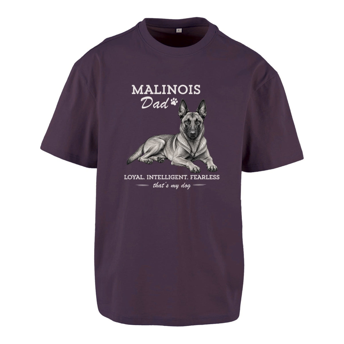 Malinois Dad - Oversized T-Shirt
