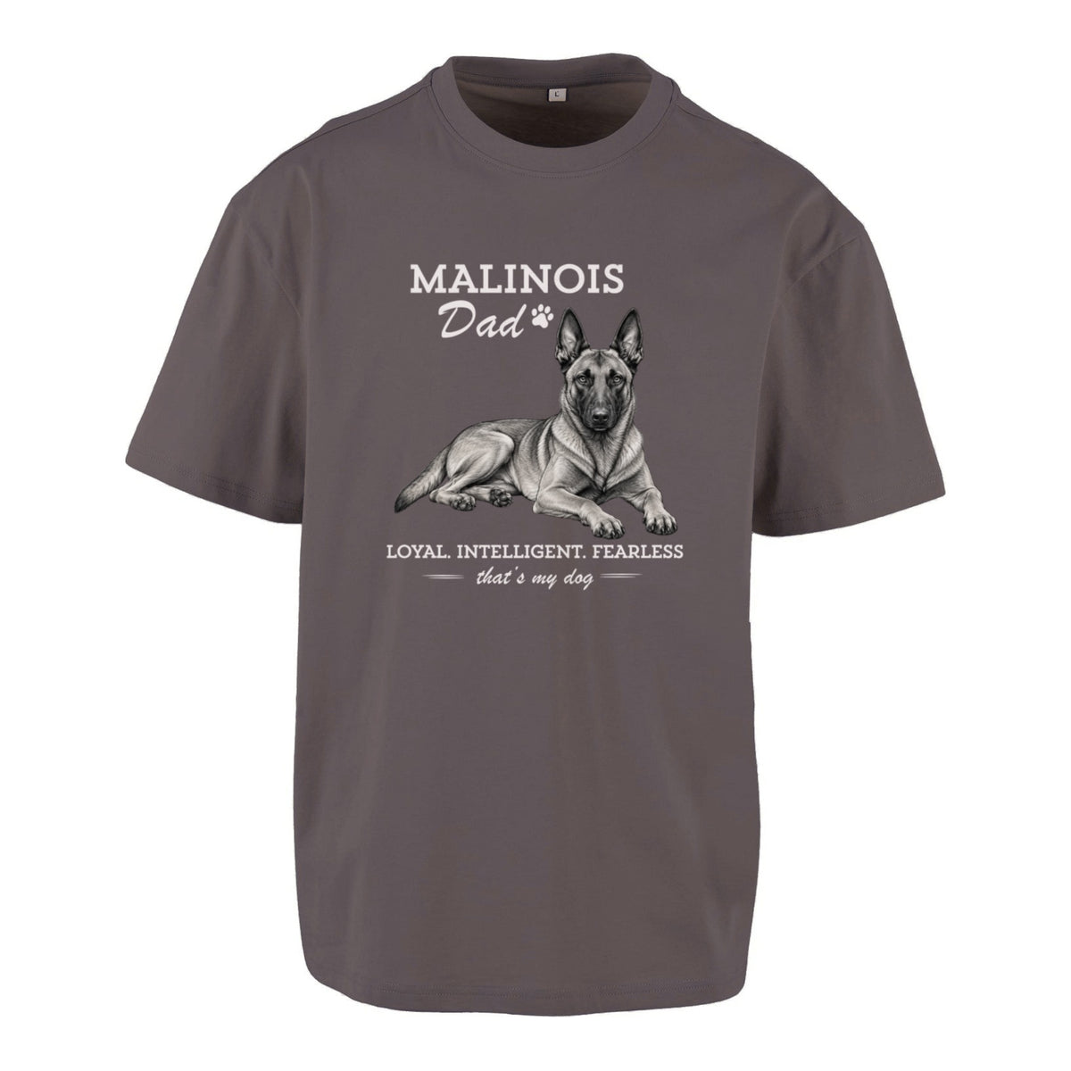 Malinois Dad - Oversized T-Shirt