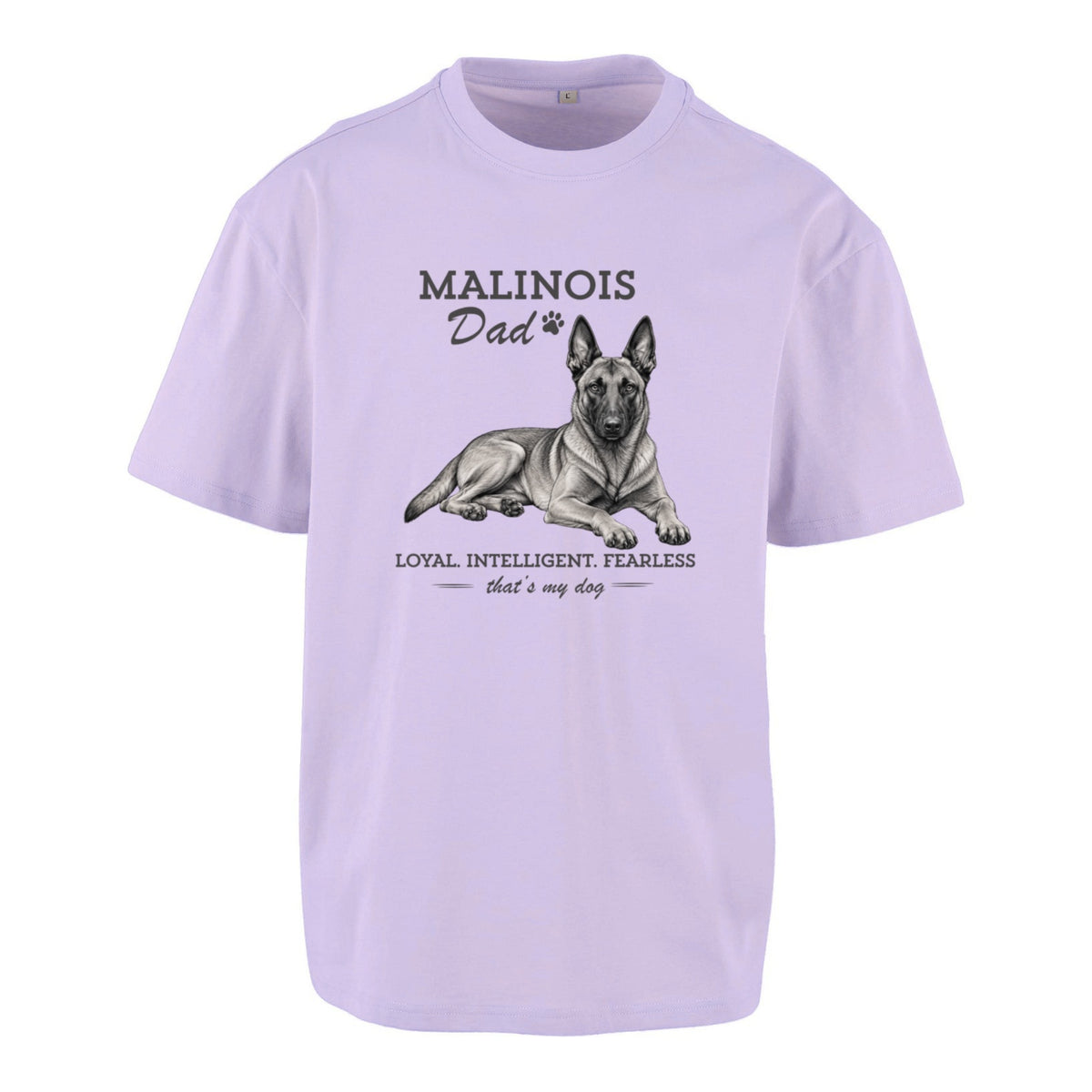 Malinois Dad - Oversized T-Shirt
