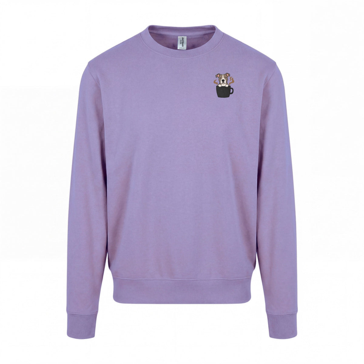 Powered By Coffee And My Dog / Pitbull - Regular Fit Sweater