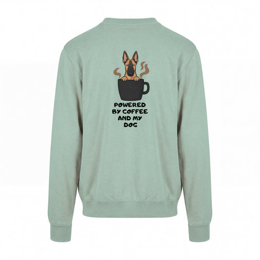Powered By Coffee And My Dog / Malinois - Regular Fit Sweater