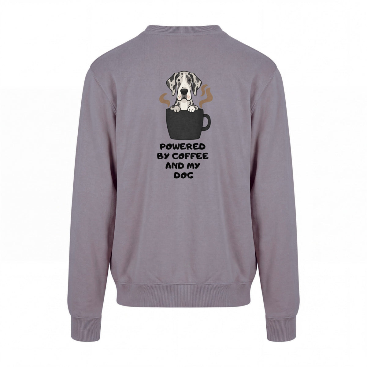 Powered By Coffee And My Dog / Deutsche Dogge - Regular Fit Sweater