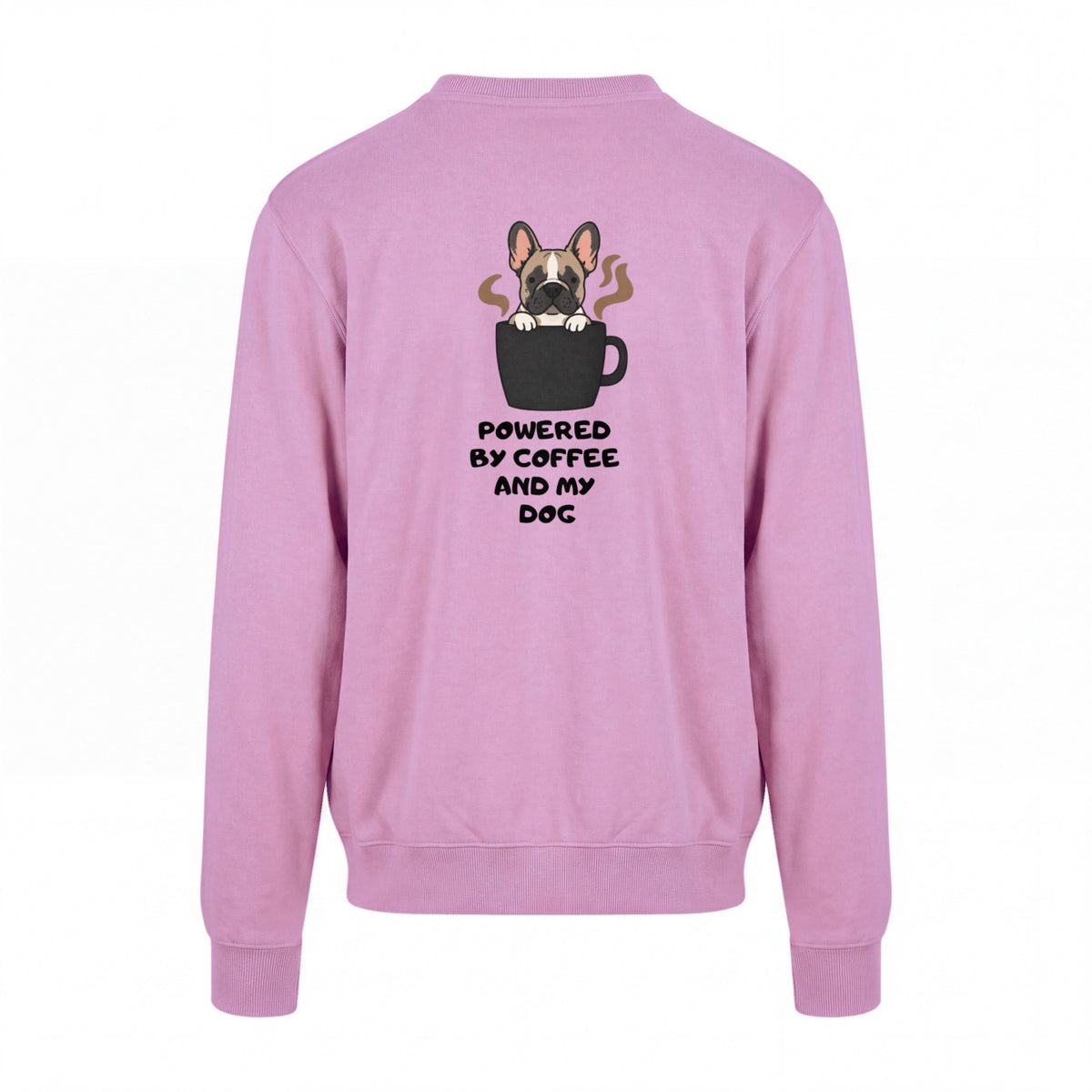 Powered By Coffee And My Dog / Französische Bulldogge - Regular Fit Sweater
