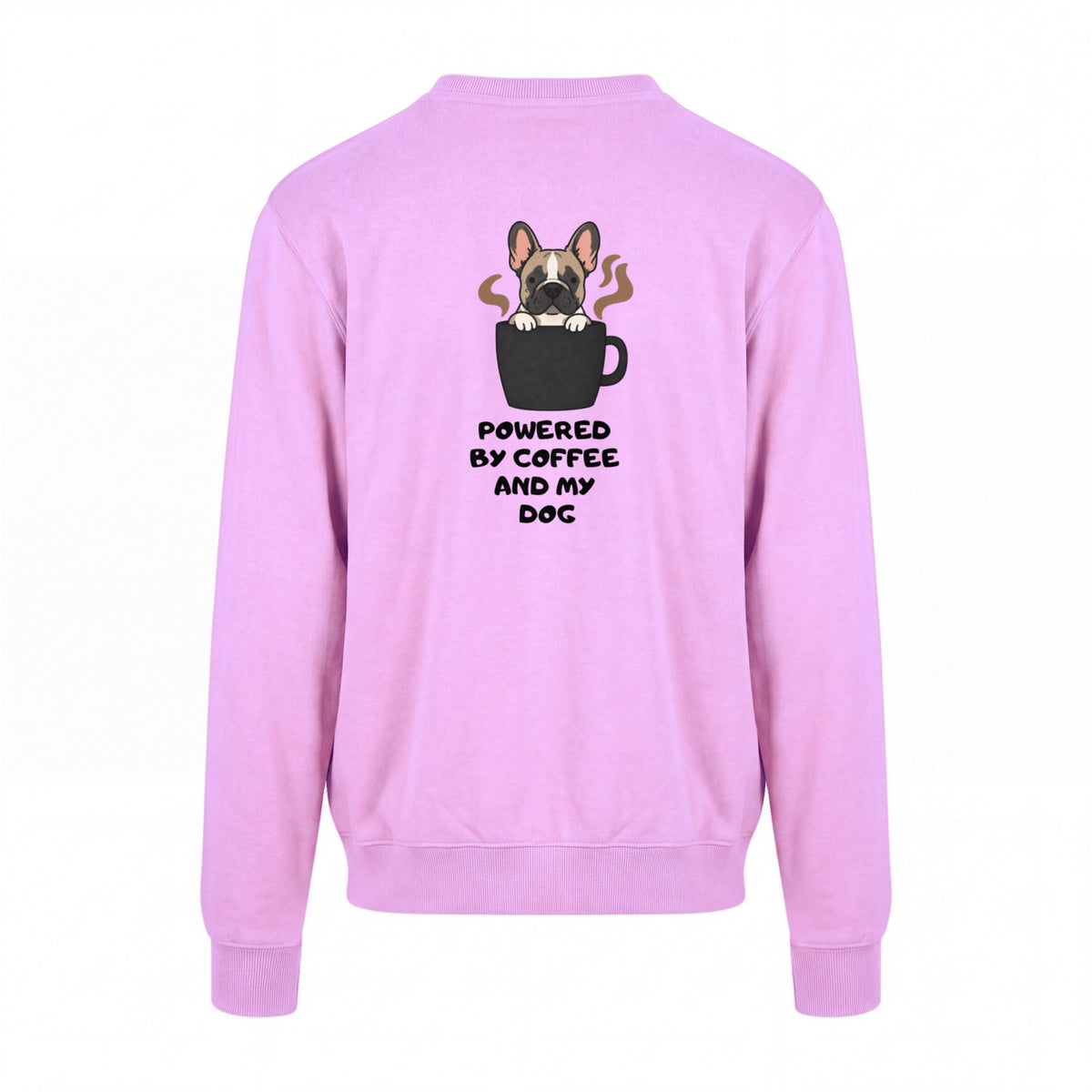 Powered By Coffee And My Dog / Französische Bulldogge - Regular Fit Sweater