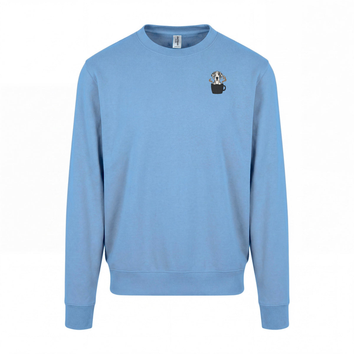 Powered By Coffee And My Dog / Deutsche Dogge - Regular Fit Sweater