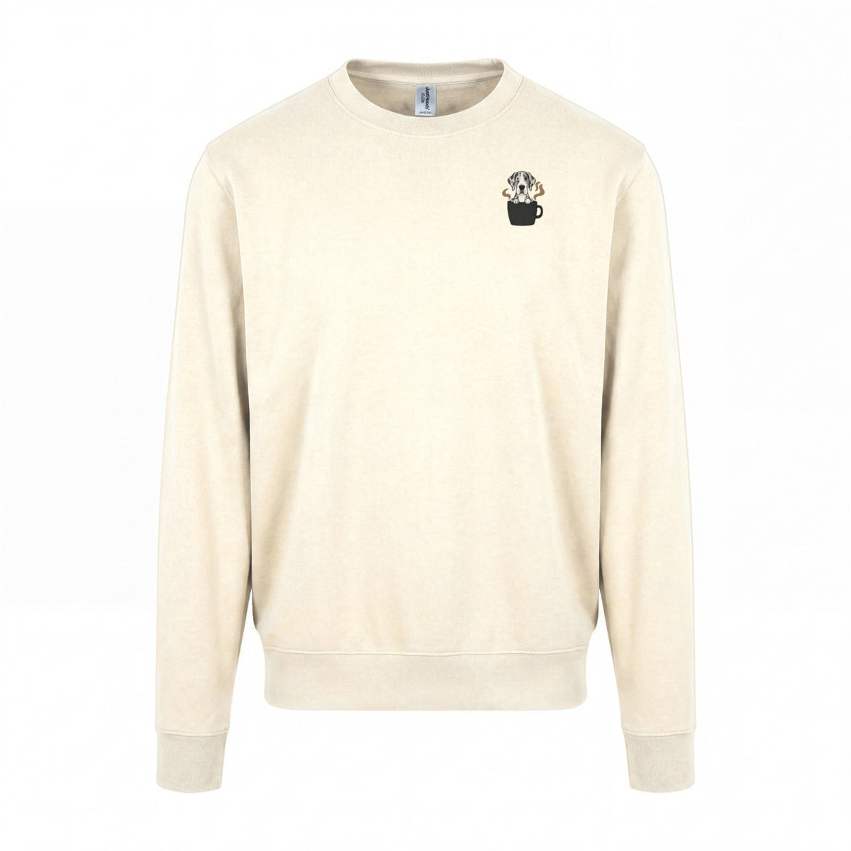 Powered By Coffee And My Dog / Deutsche Dogge - Regular Fit Sweater