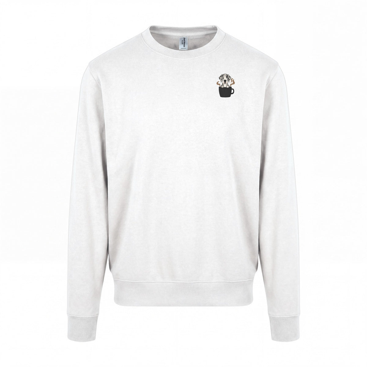Powered By Coffee And My Dog / Deutsche Dogge - Regular Fit Sweater