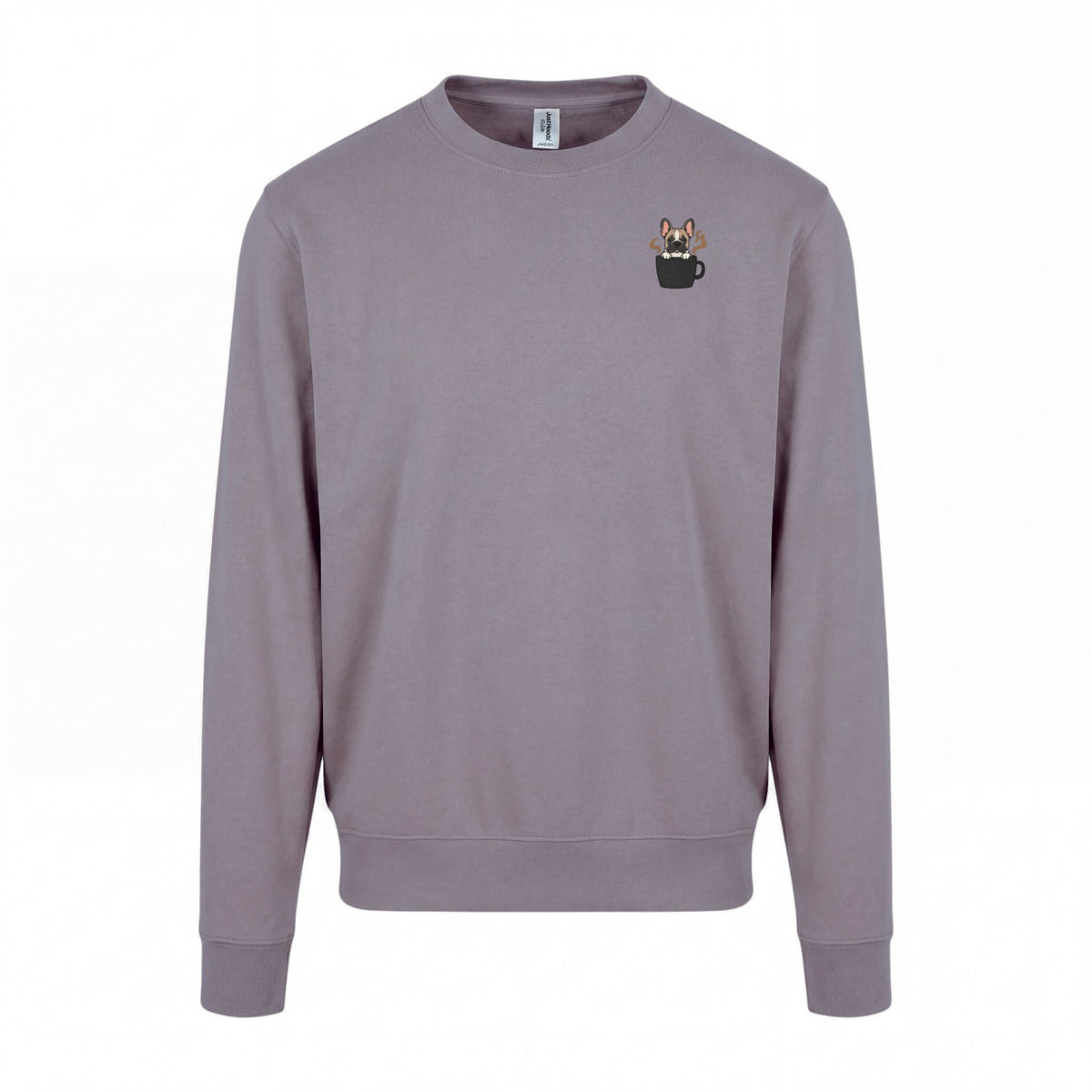 Powered By Coffee And My Dog / Französische Bulldogge - Regular Fit Sweater