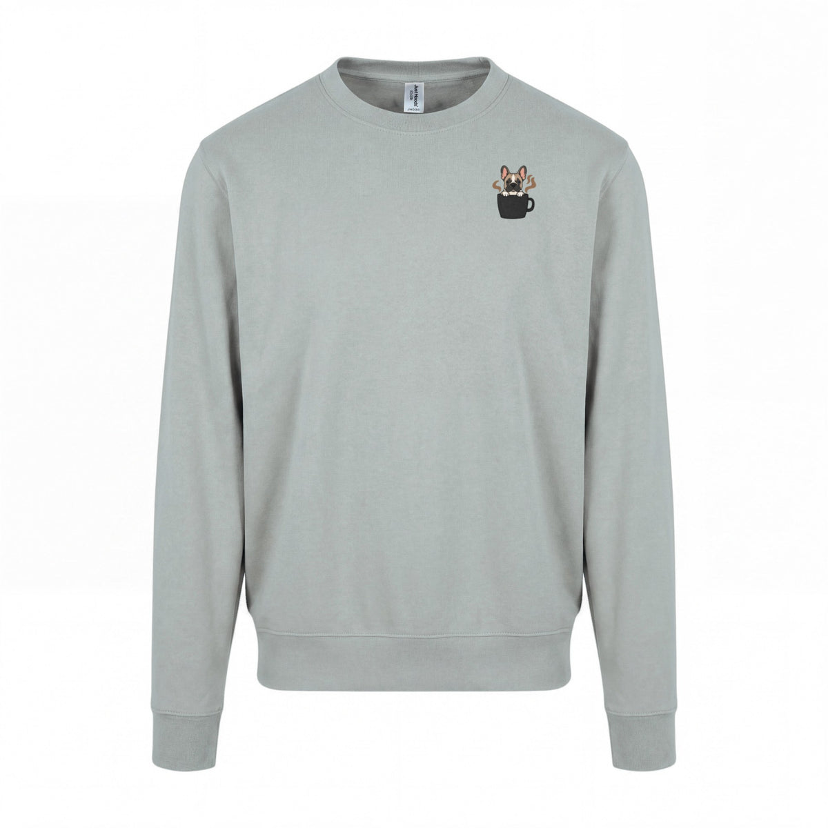 Powered By Coffee And My Dog / Französische Bulldogge - Regular Fit Sweater