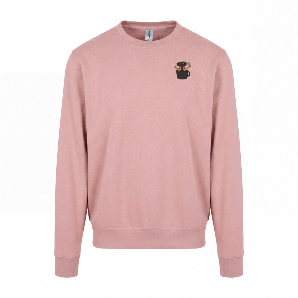 Powered By Coffee And My Dog / Rottweiler - Regular Fit Sweater