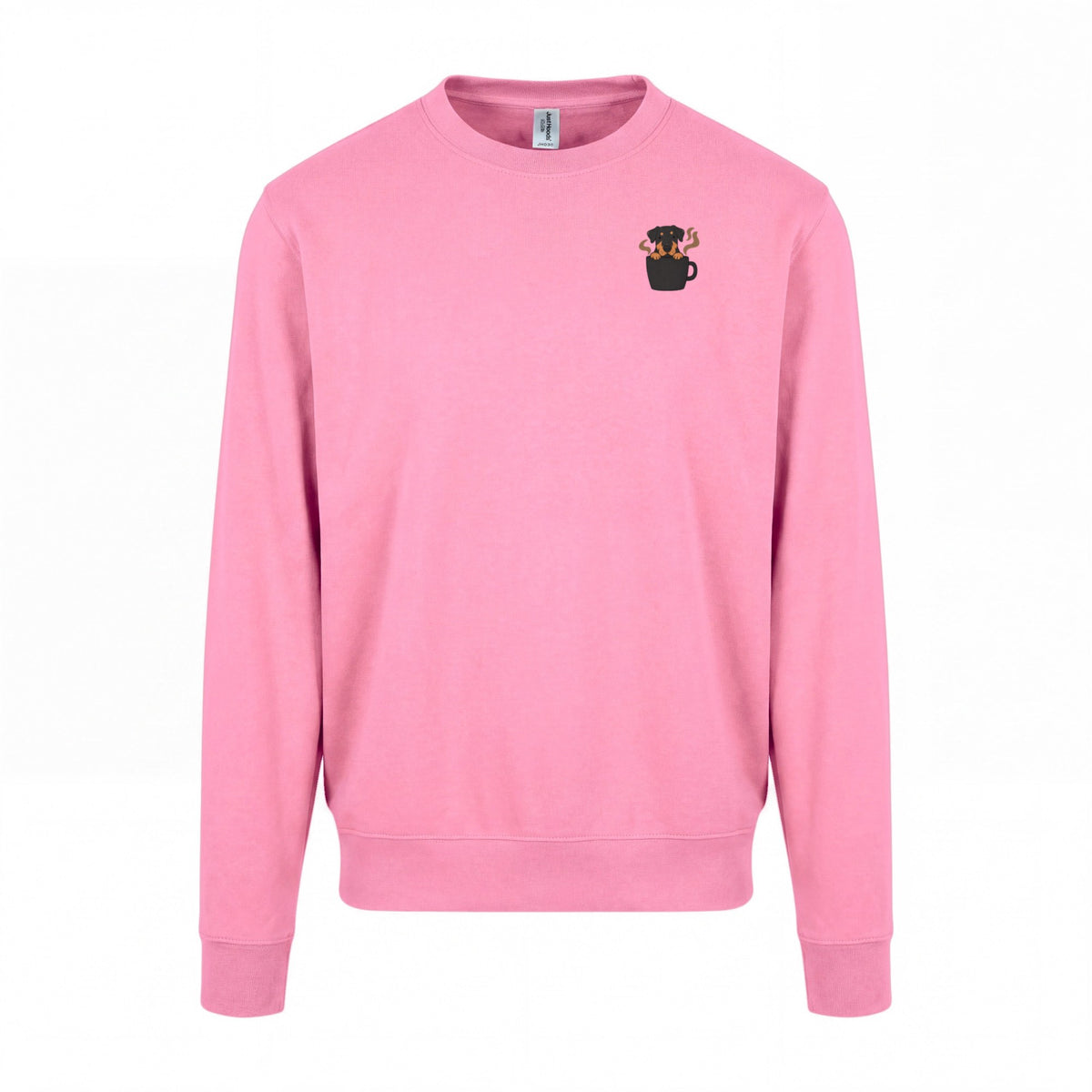 Powered By Coffee And My Dog / Rottweiler - Regular Fit Sweater