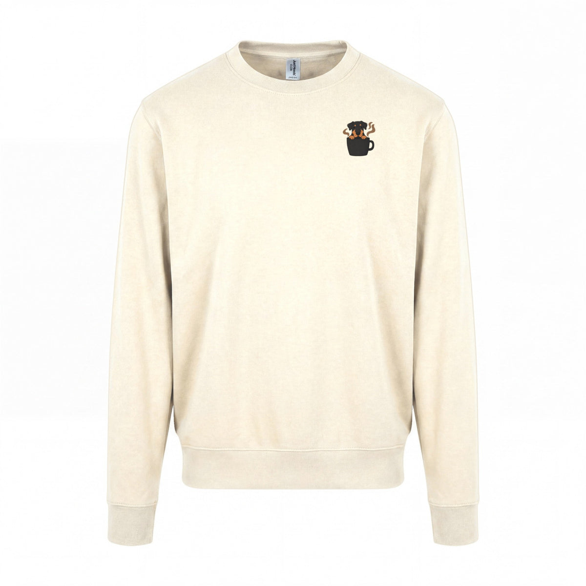 Powered By Coffee And My Dog / Rottweiler - Regular Fit Sweater