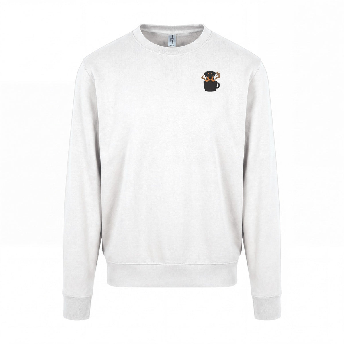 Powered By Coffee And My Dog / Rottweiler - Regular Fit Sweater