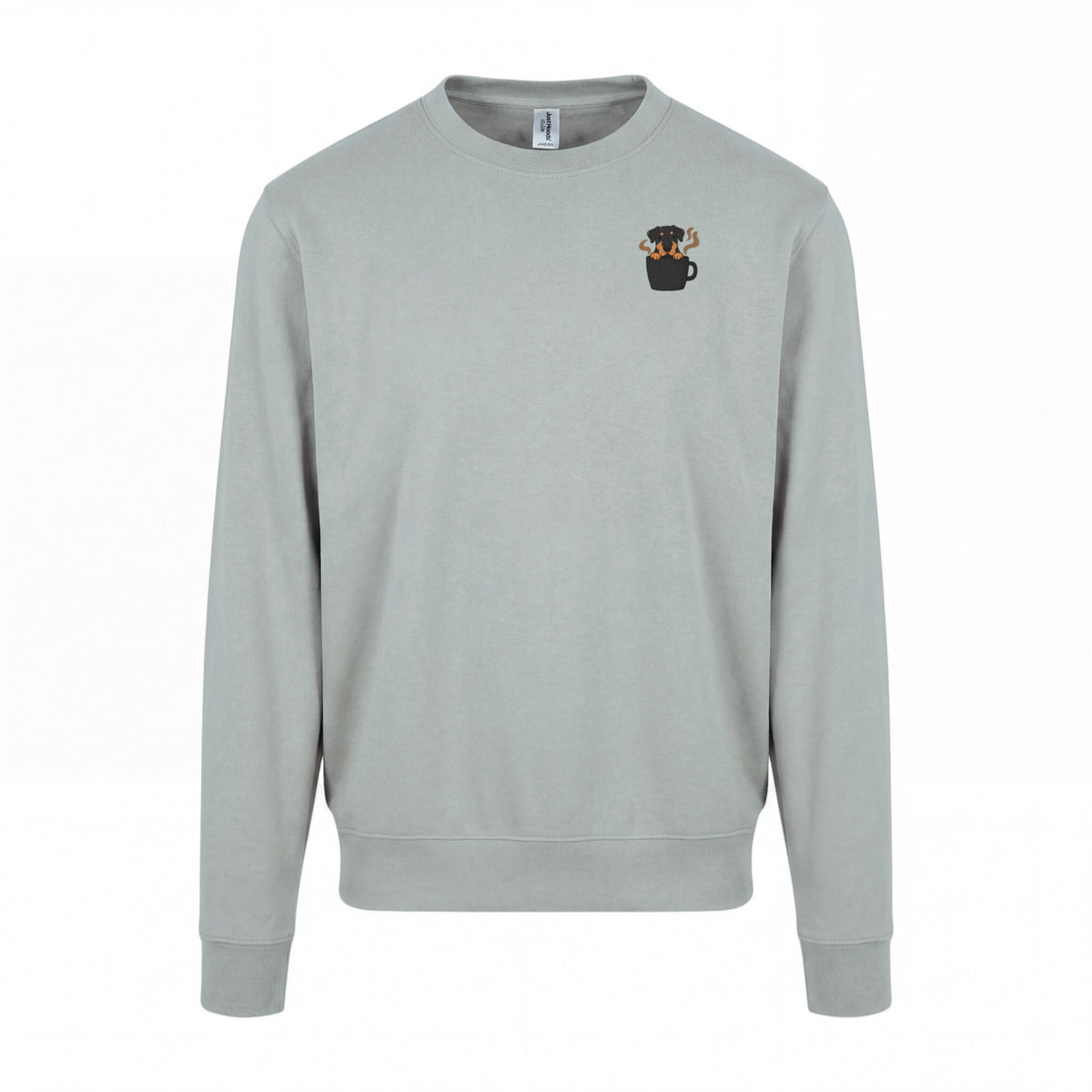 Powered By Coffee And My Dog / Rottweiler - Regular Fit Sweater