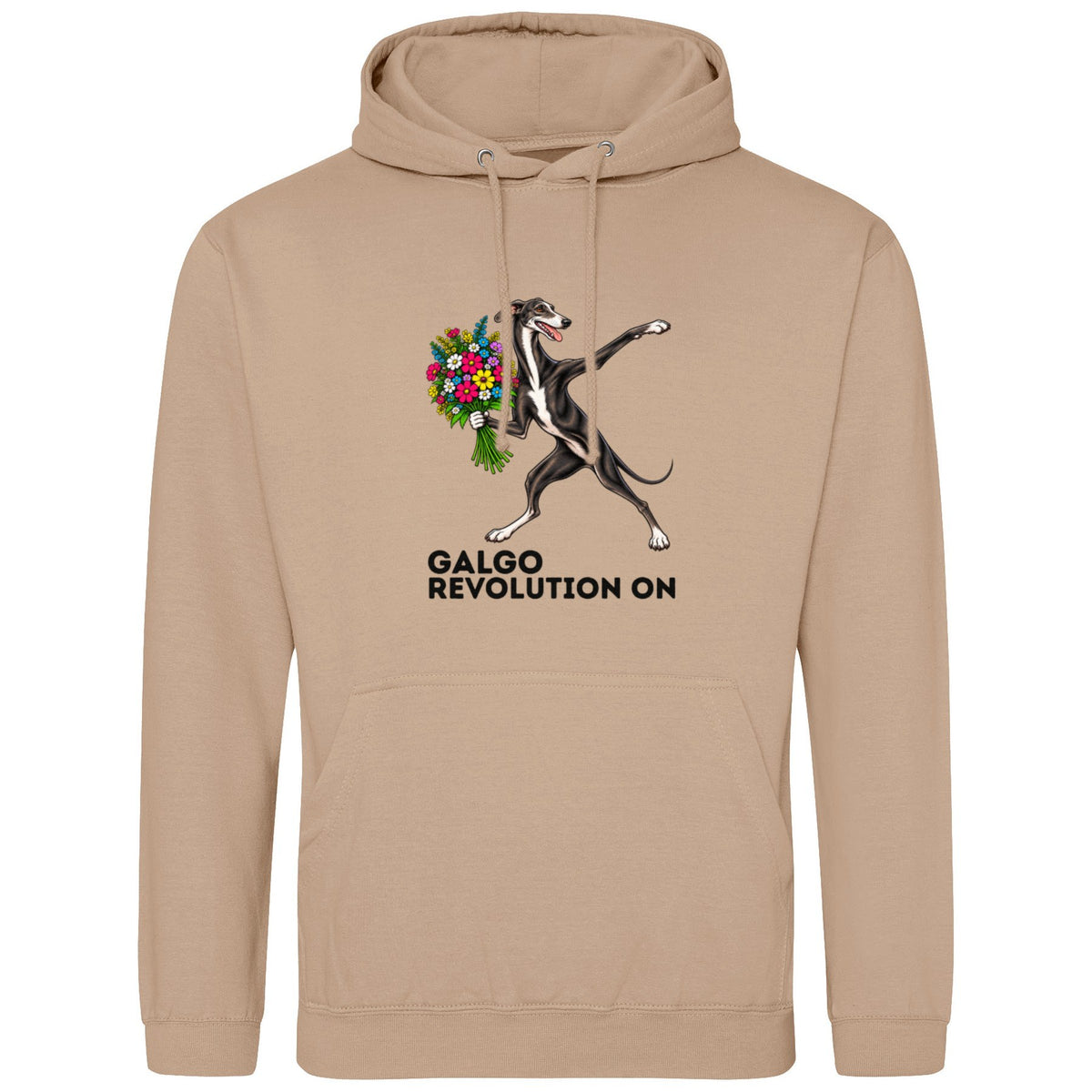 GALGO REVOLUTION ON - Regular Fit Statement Hoodie (Kopie)