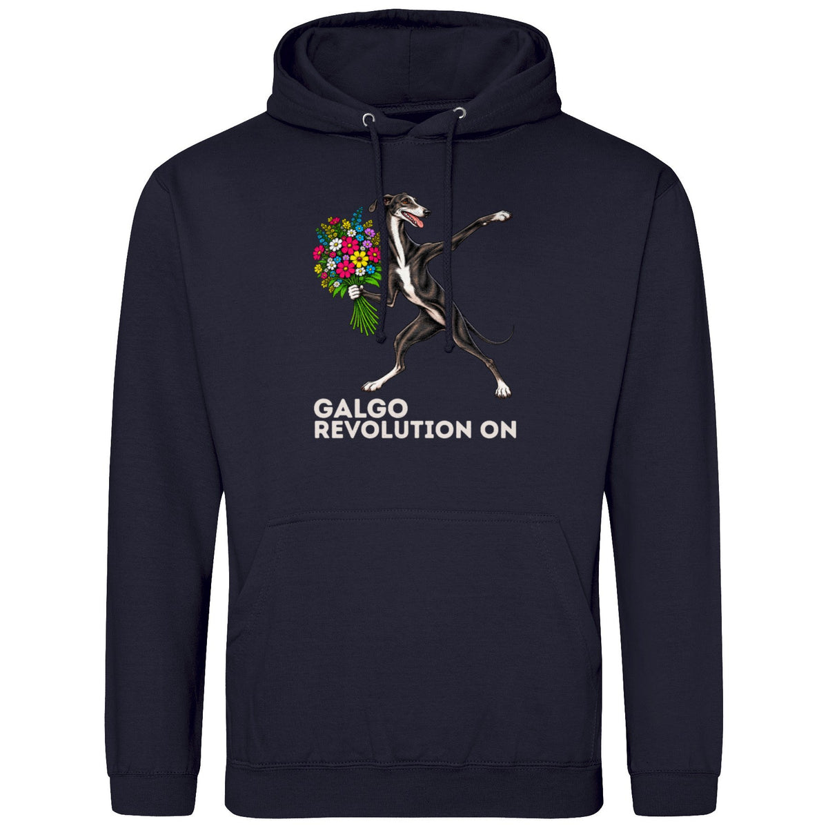 GALGO REVOLUTION ON - Regular Fit Statement Hoodie (Kopie)
