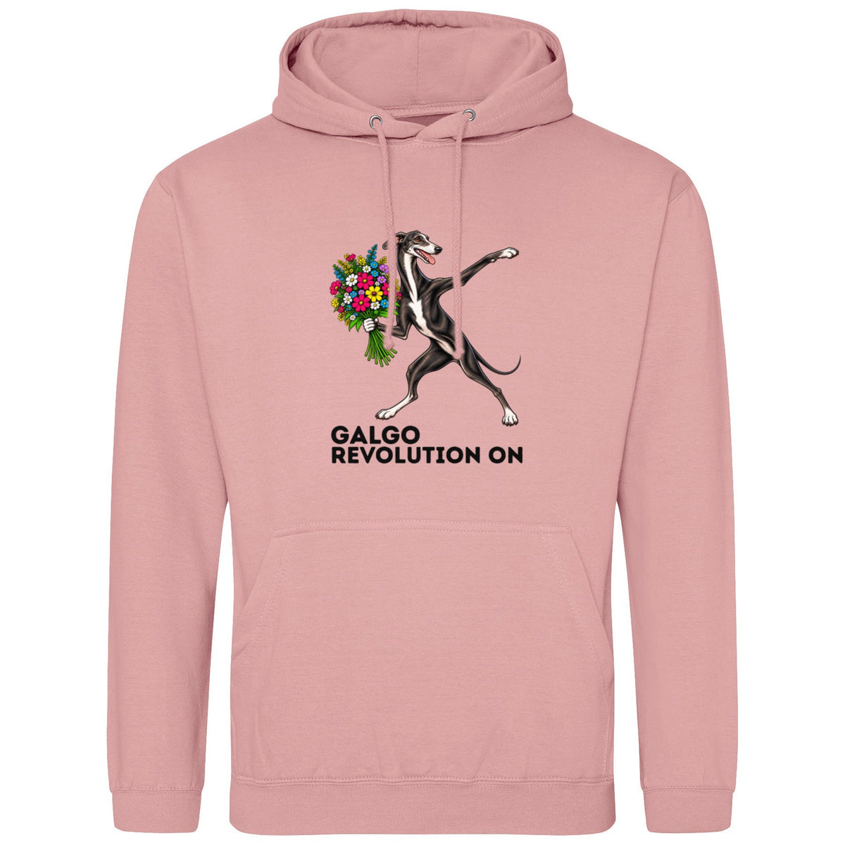 GALGO REVOLUTION ON - Regular Fit Statement Hoodie (Kopie)