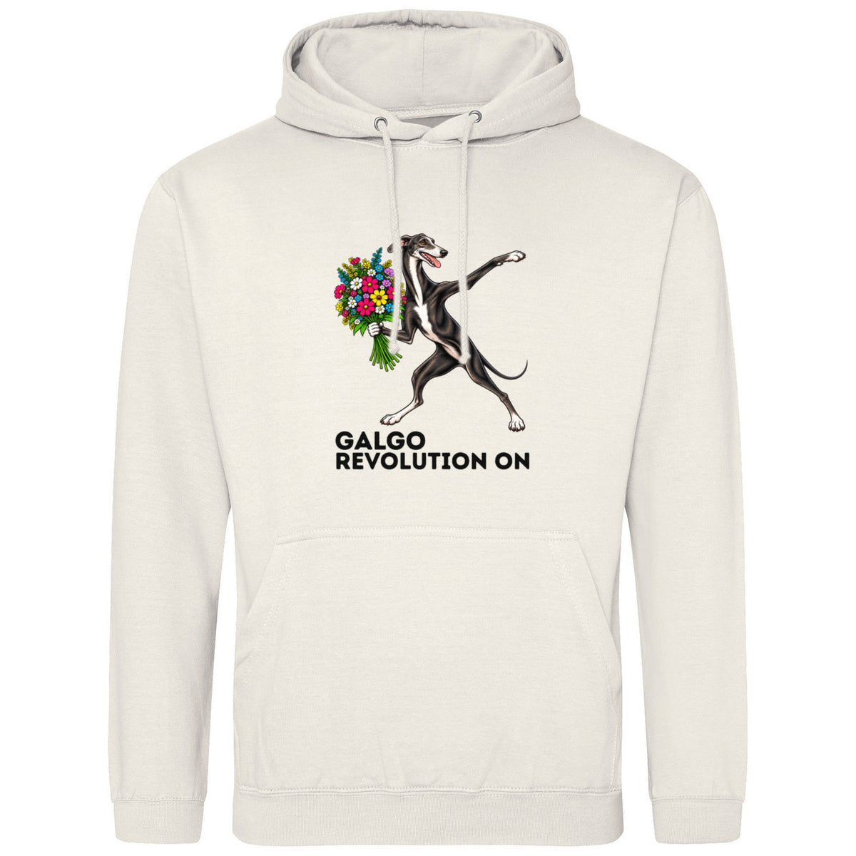 GALGO REVOLUTION ON - Regular Fit Statement Hoodie (Kopie)