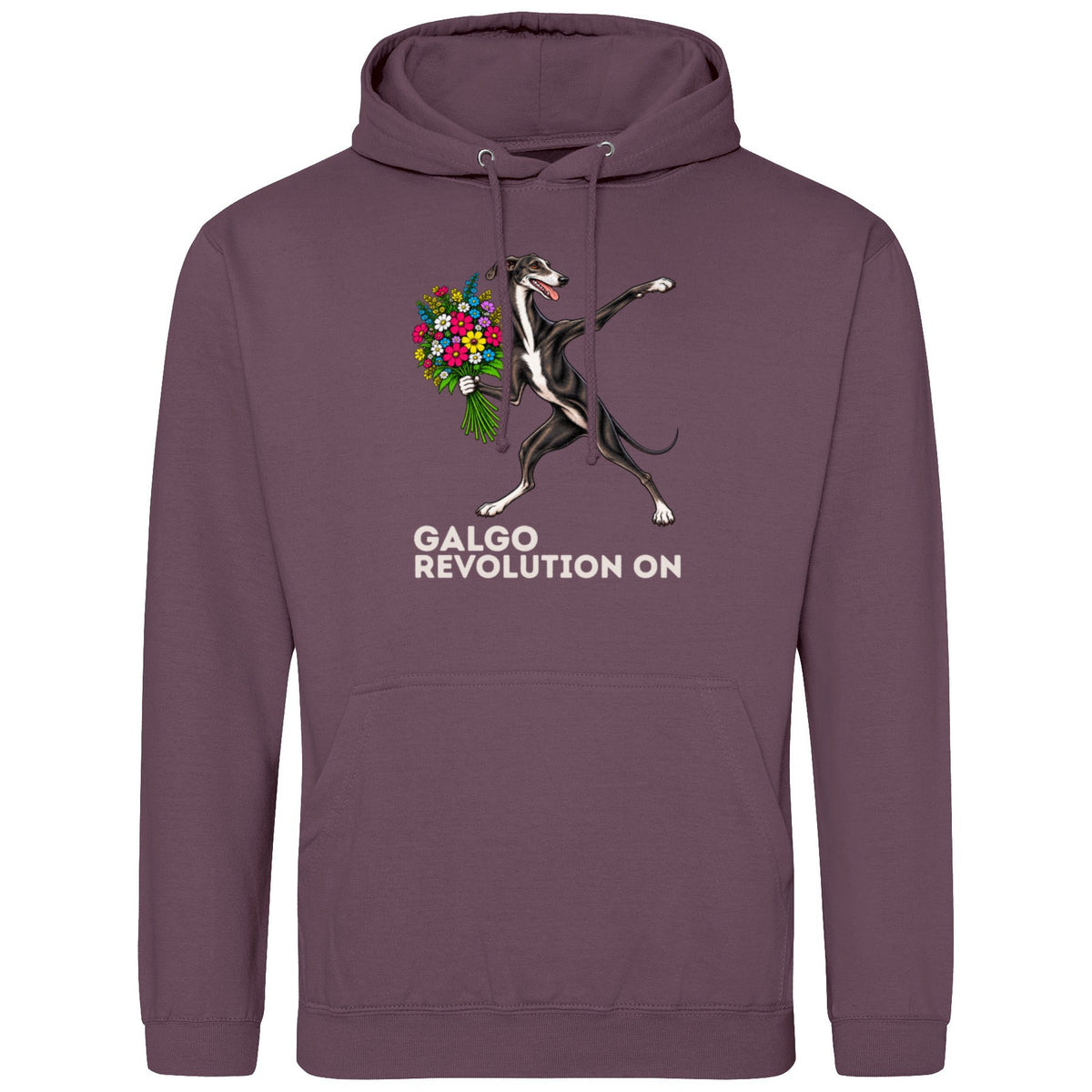 GALGO REVOLUTION ON - Regular Fit Statement Hoodie (Kopie)
