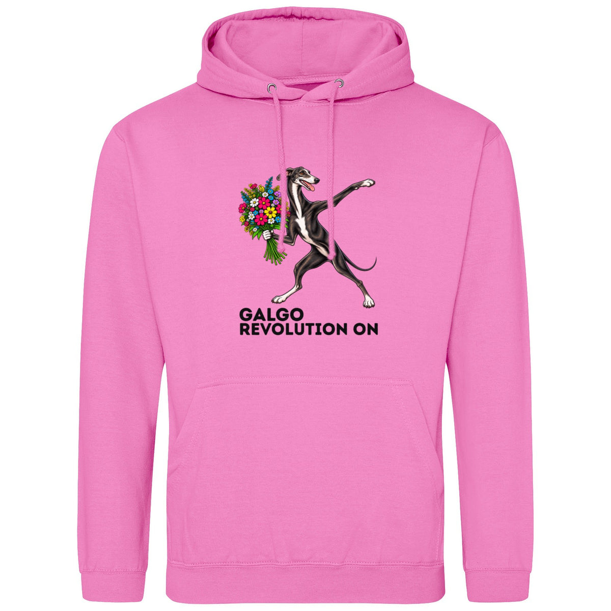 GALGO REVOLUTION ON - Regular Fit Statement Hoodie (Kopie)