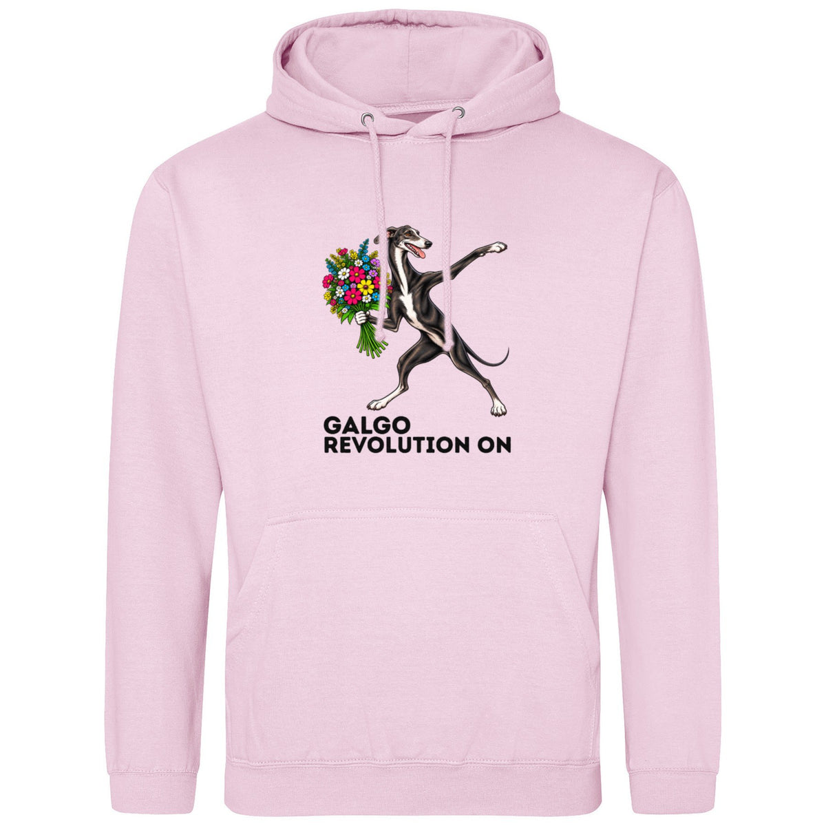 GALGO REVOLUTION ON - Regular Fit Statement Hoodie (Kopie)