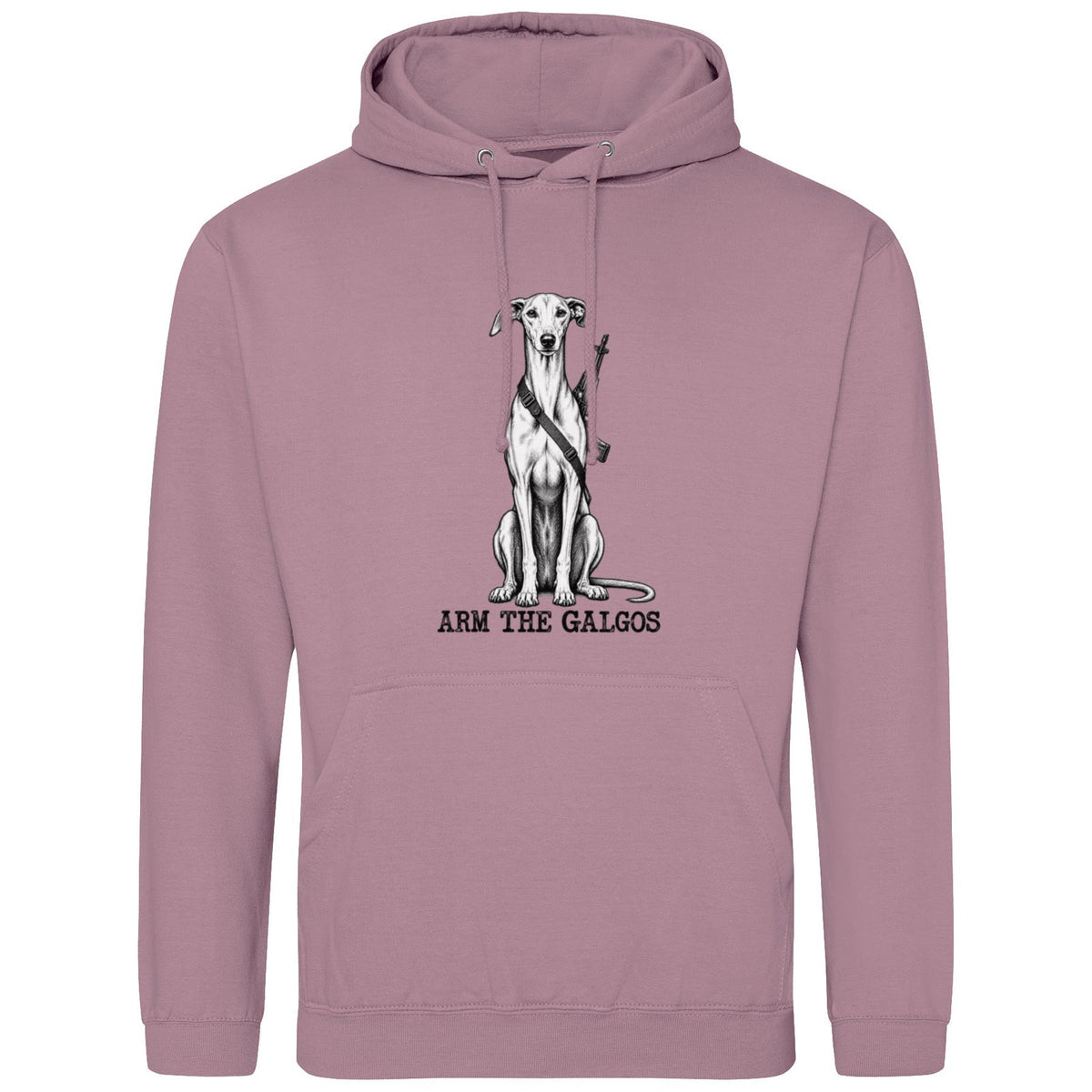 ARM THE GALGOS -Regular Fit Statement Hoodie (Kopie)